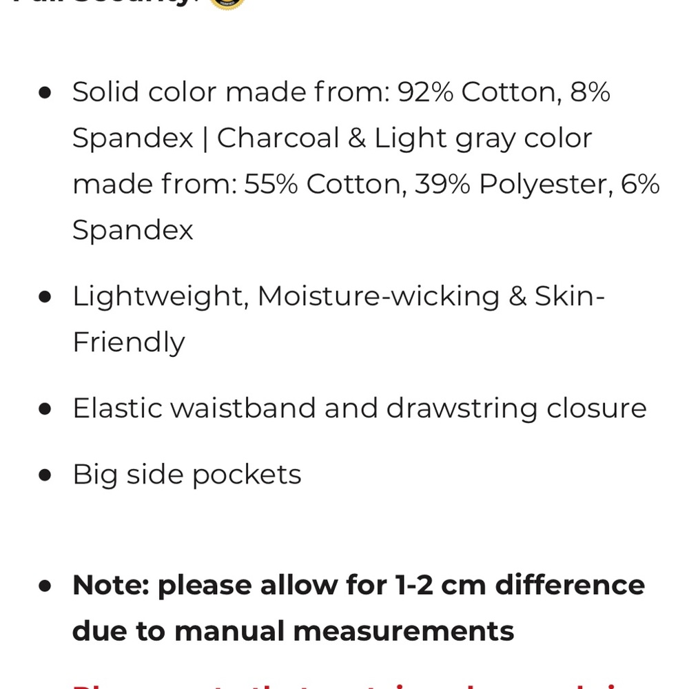 SOLD! 💚Baleaf Navy Capri Pants - Picture 10 of 11